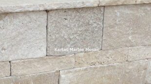 Medium light Travertine Wall Stone Bricks