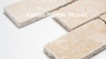 Rustic Mosaic Wall Bricks Travertine